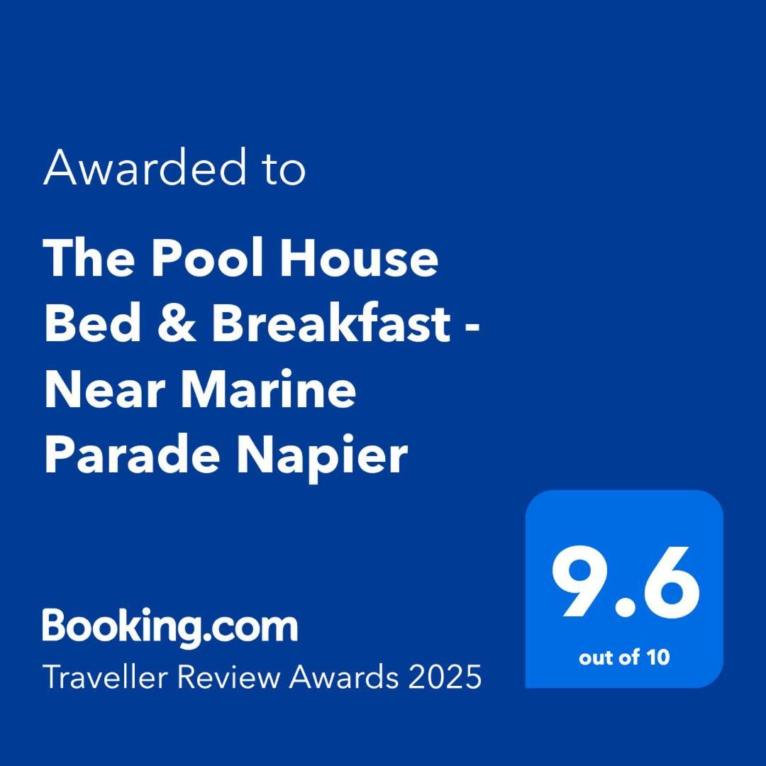 The Pool House Bed & Breakfast - Near Marine Parade Napier Eksteriør bilde